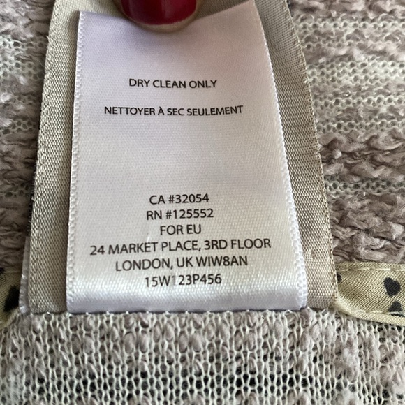 Anthropologie Dolan Left Coast Collection asymmetrical exposed zip jacket taupe - Picture 8 of 16